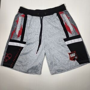 Men's Athletic Shorts - Gray and Black